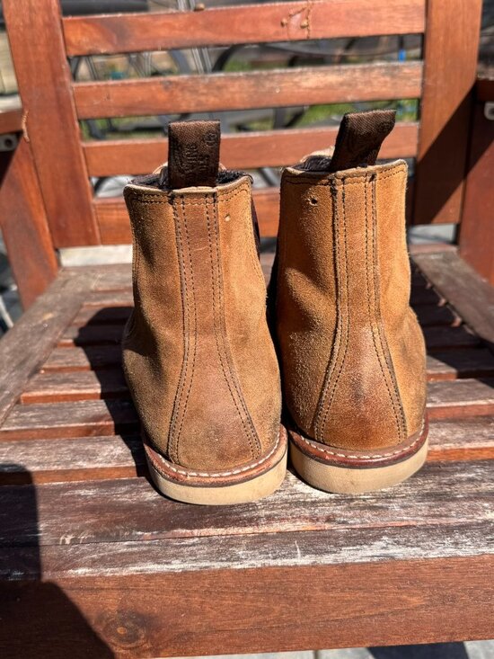 Red Wing Classic Chelsea 3192 in Hawthorne Muleskinner Suede Leather Boot 11.5 D main image 7